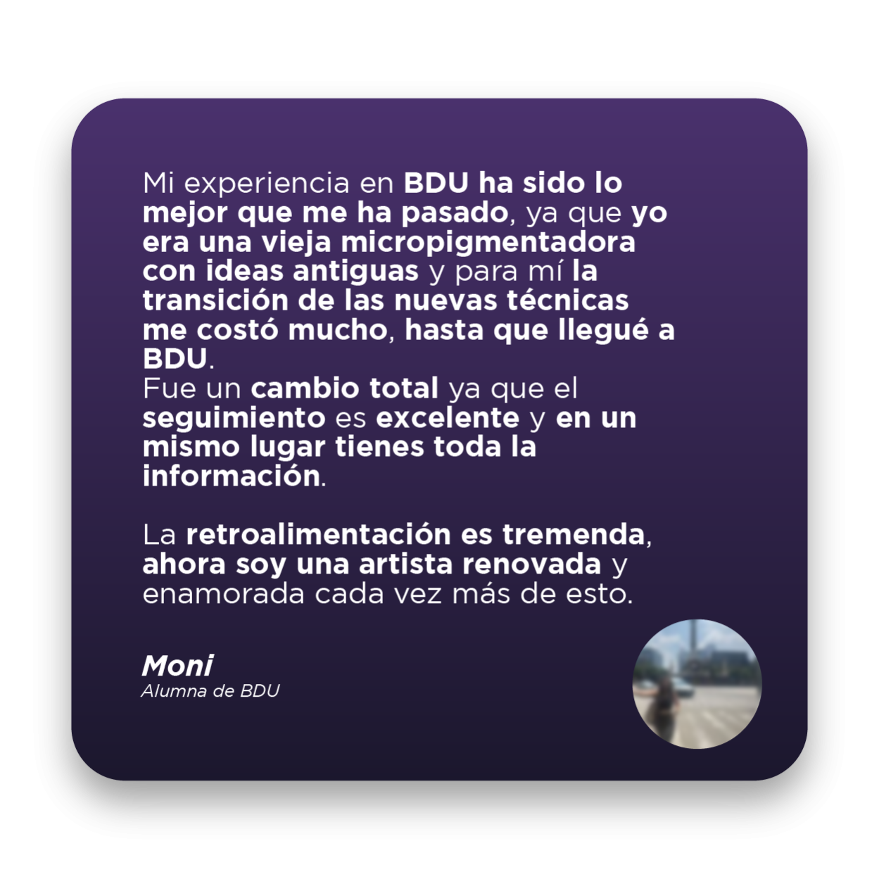 testimonios bdu-30